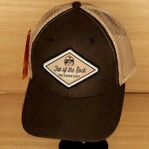 Pukka New Mens Brown Big Cedar Golf Top Of The Rock Snap Back Hat